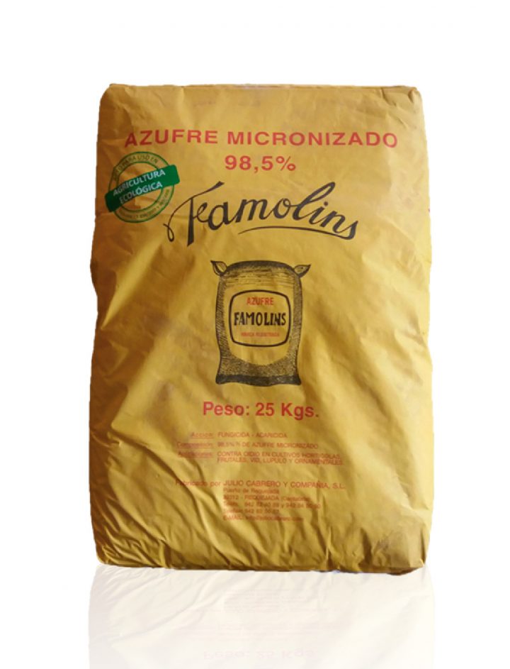azufre micronizado